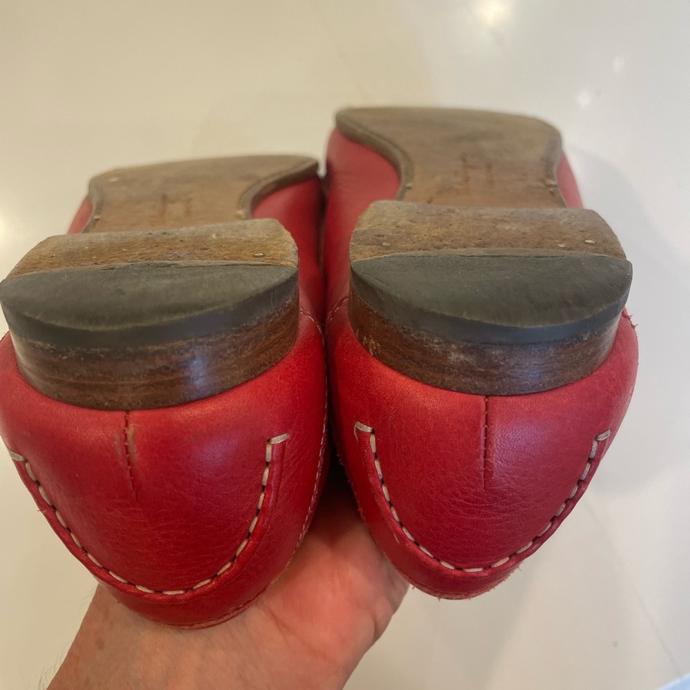 Salvatore Ferragamo Red Loafers - Picture 4 of 8
